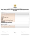 Obrazac po Javnom pozivu za dodjelu podrške promociji i plasmanu organskih proizvoda za 2025. godinu