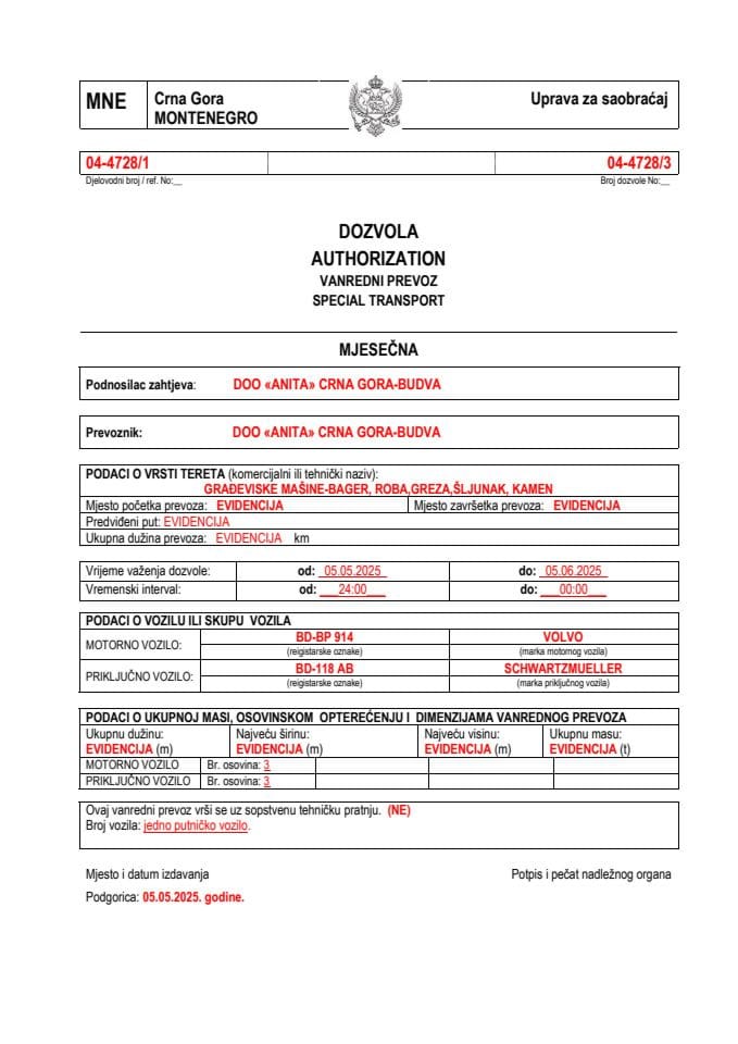 ANITA 04-4728-maj-mjesečna