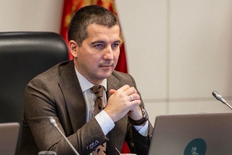 Aleksa Bečić, potpredsjednik Vlade Crne Gore za bezbjednost, odbranu, borbu protiv kriminala i unutrašnju politiku i koordinator BOK-a