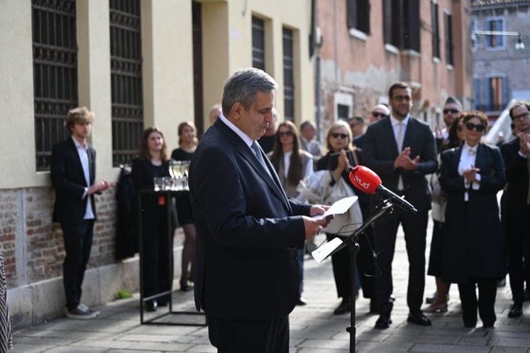 Ministar Slaven Radunović otvorio crnogorski paviljon na 19. Bijenalu arhitekture u Veneciji