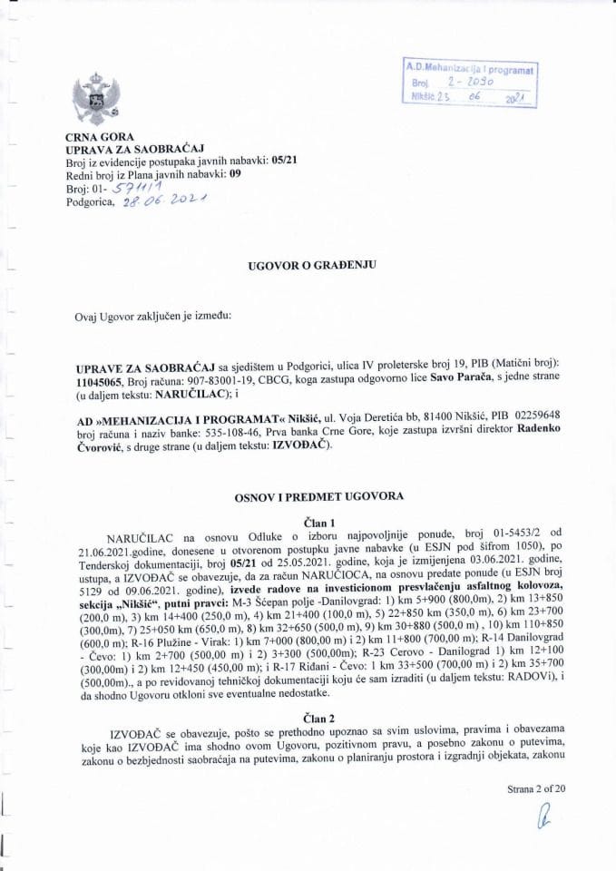Ugovor 05-21