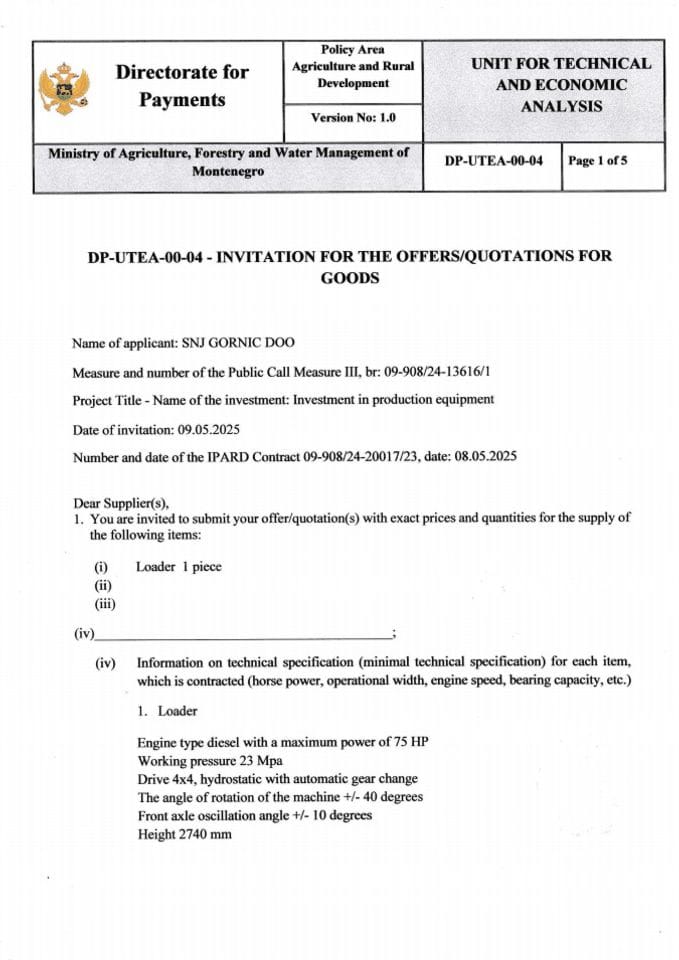 Directorate for payments 1 ENG LODER