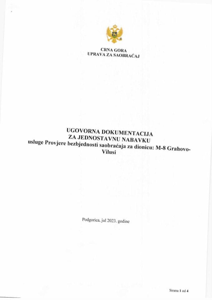 ugovor -partija 1 procjenjivač građevinske struke