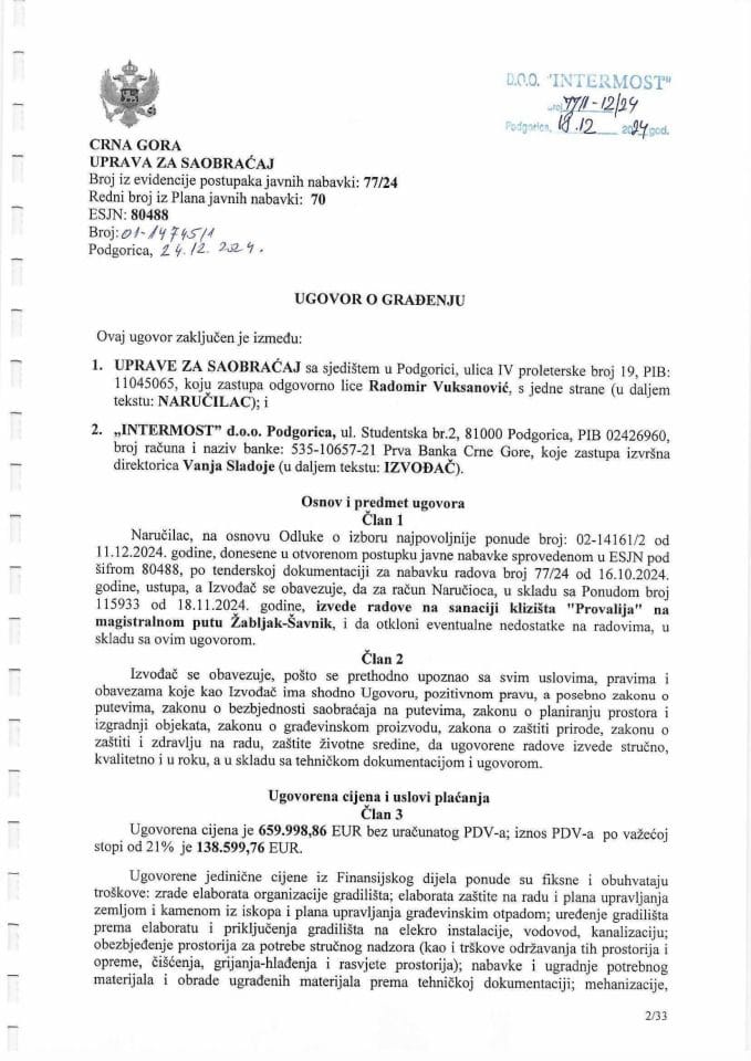 77_24_UGOVOR_klizište Provalija_radovi