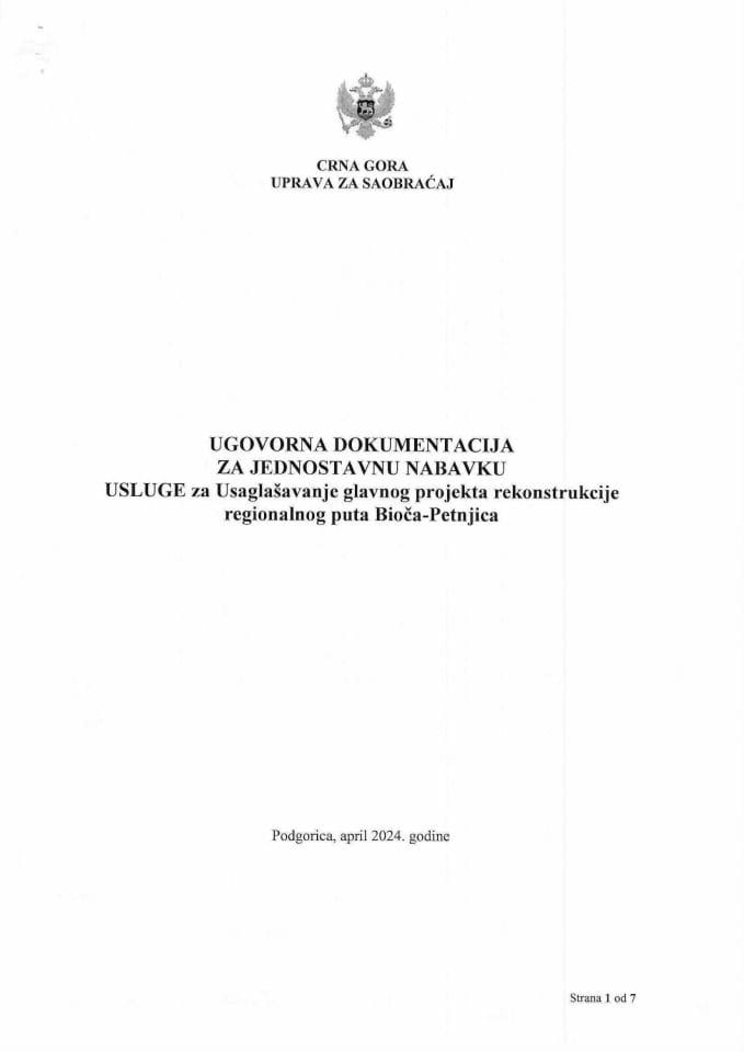 Ugovor usaglašavanje Biče Petnjica