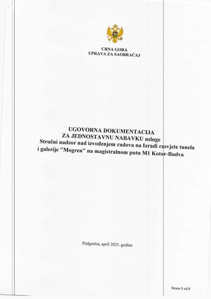 Ugovor nadzor Mogren