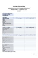 Prijavni obrazac MNE - SK