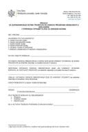 Formular - sufinansiranje putnih troškova