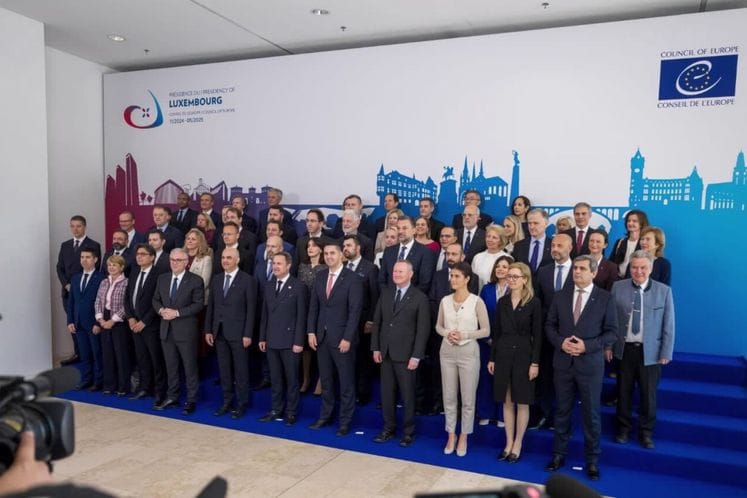 Ibrahimović attends the 134th session of the Committee of Ministers of the Council of Europe