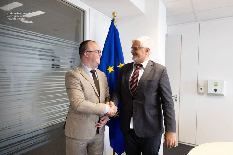 Ministar Ćulafić i Jan Dusik o napretku Crne Gore u borbi protiv klimatskih promjena