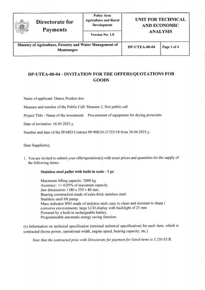 Tender 2 inox paletar ENG