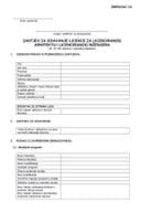 Obrazac 13 - Zahtjev za izdavanje licence za licenciranog arhitektu; licenciranog inženjera