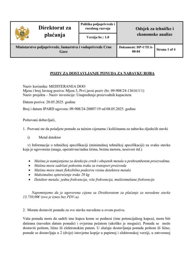 poziv-za-dostavljanje-ponuda-za-nabavku-robe-metal detektor