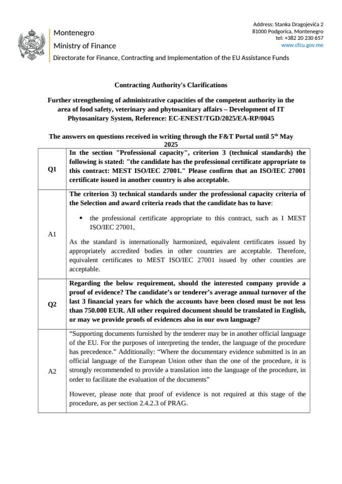 Clarifications PHYTOS - service Final