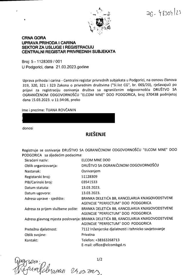 Informacija I 05/02-UP-74/4-25