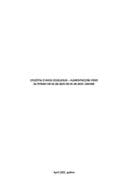 Izvještaj o radu Odjeljenja - Alimentacioni fond za period od 01.04.2025. do 01.05.2025. godine