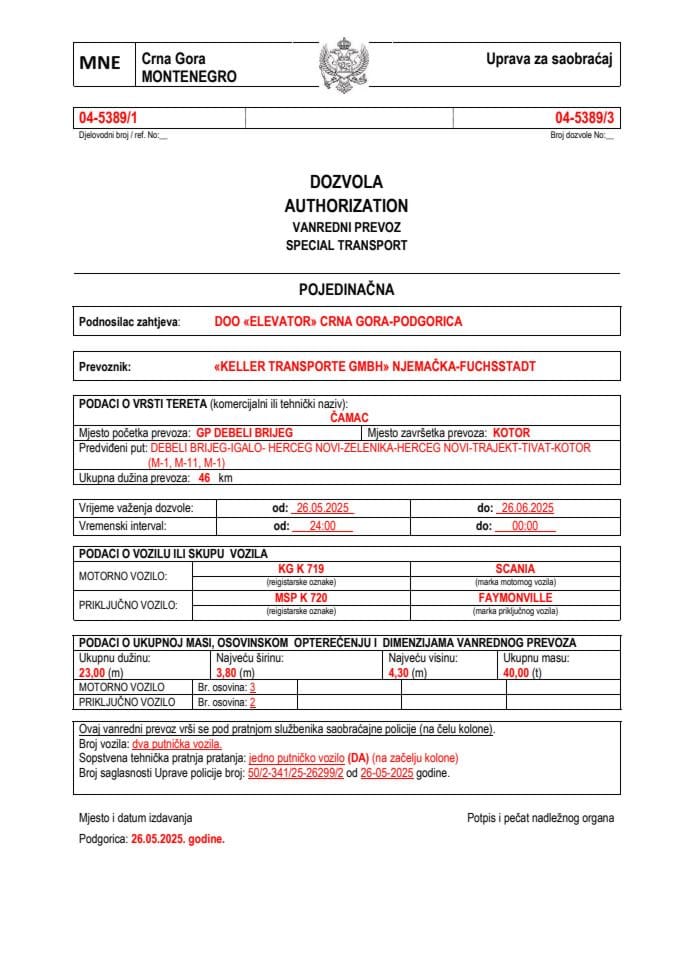 ELEVATOR 04-5389-KELLER TRANSPORTE