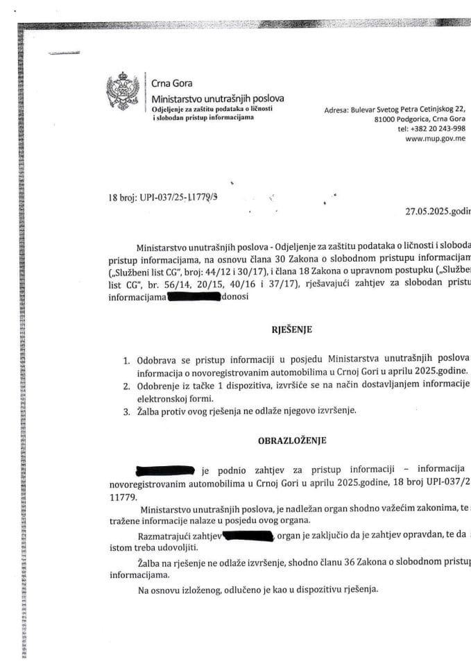 rješenje br. 18-UPI-037/25-11779/3