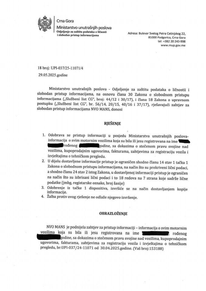 rješenje br. 18-UPI-037/25-11071/4