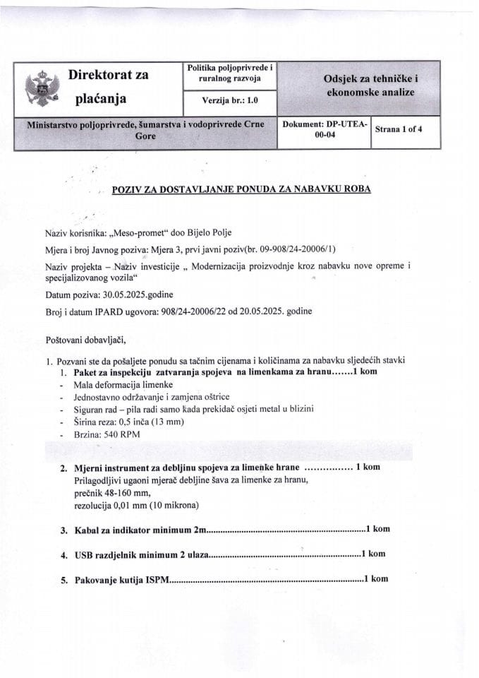 VIII poziv-za-dostavljanje-ponuda-za-nabavku-roba