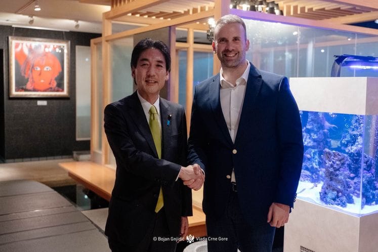 Spajić sa ministrom ekonomije Japana