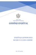 Izvještaj o javnom dugu na dan 31.12.2024. godine