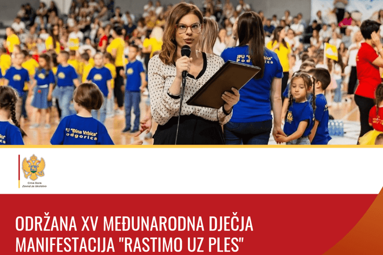 XV Međunarodna dječja manifestacija „Rastimo uz ples“