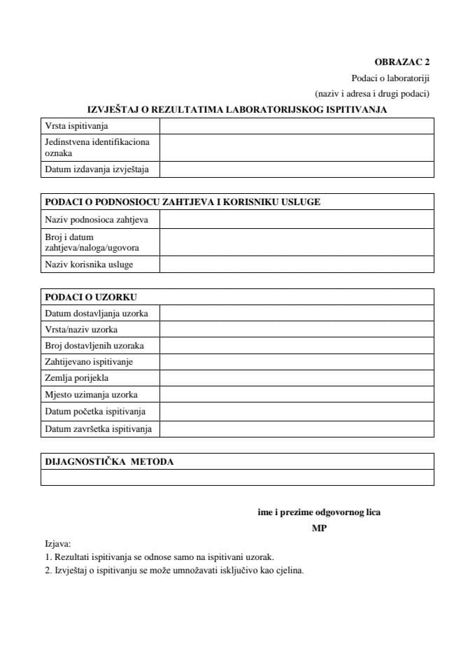 Obrazac 2