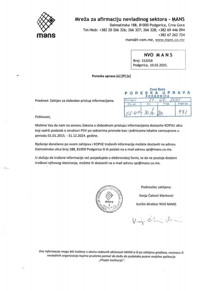 Rješenje 05/02-UP-30/2-25