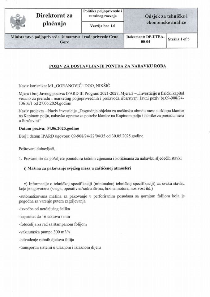 poziv-masina za pakovanje