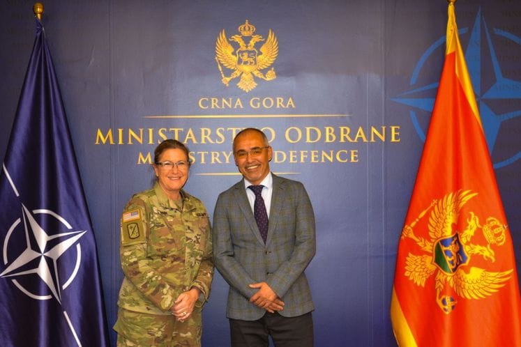 Komandantica NG države Mejn u posjeti Ministarstvu odbrane