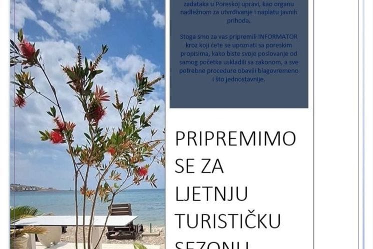 Informator za ljetnju turističku sezonu 2025. godine