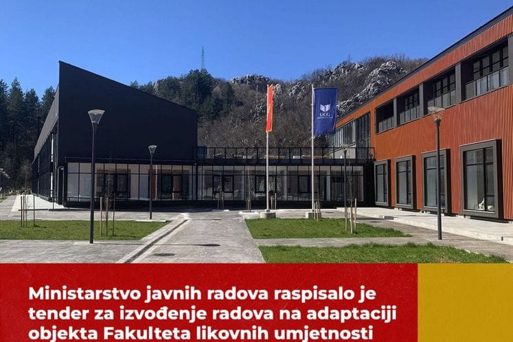 Raspisan tender za adaptaciju Fakulteta likovnih umjetnosti Univerziteta Crne Gore