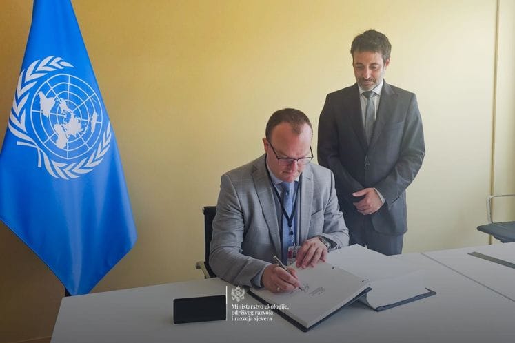 Ministar Ćulafić potpisao Sporazum o očuvanju i održivom korišćenju morske biološke raznovrsnosti u područjima izvan nacionalne jurisdikcije