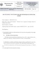 invitation for the offers for goods - the flaker of frozen meat blocks