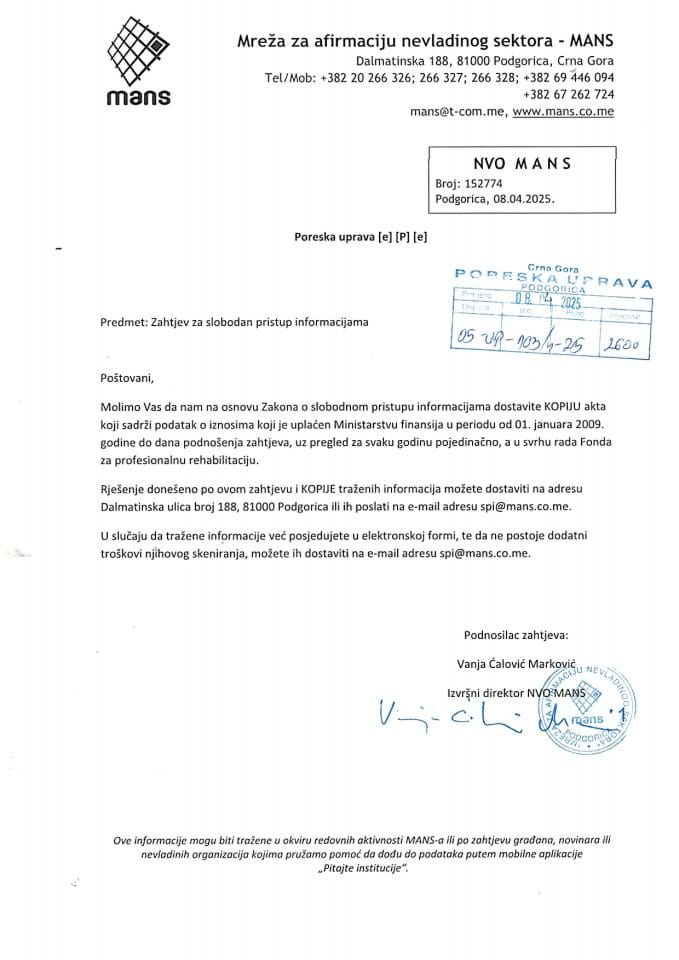 Rješenje 05/02-UP-103/2-25