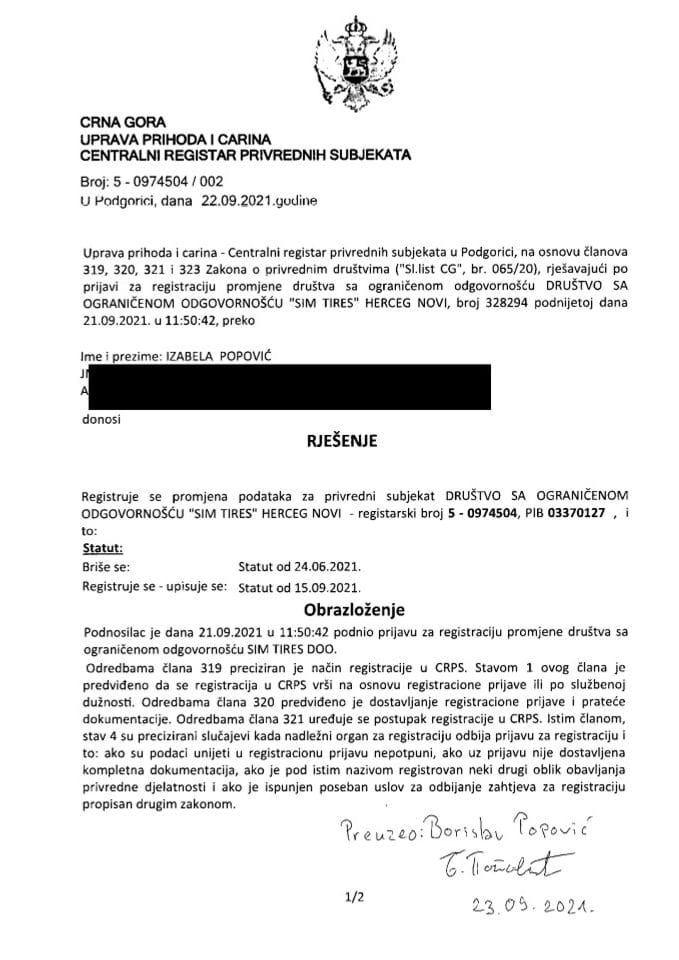 Informacija II 05/02-UP-109/4-25