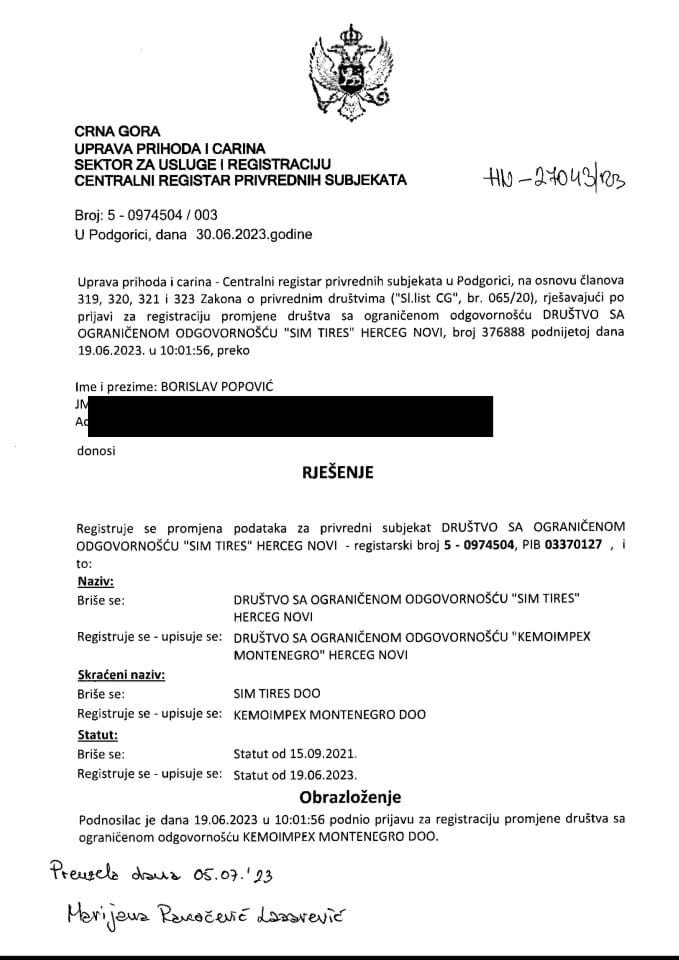 Informacija III 05/02-UP-109/4-25