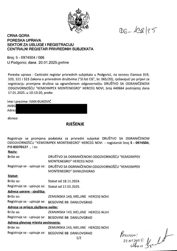 Informacija VI 05/02-UP-109/4-25