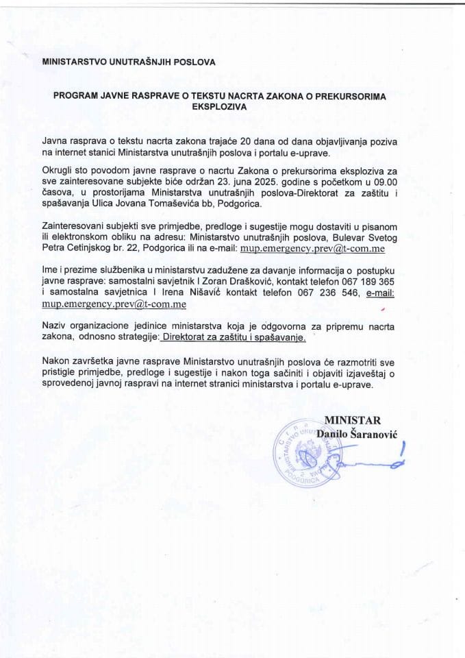 program javne rasprave