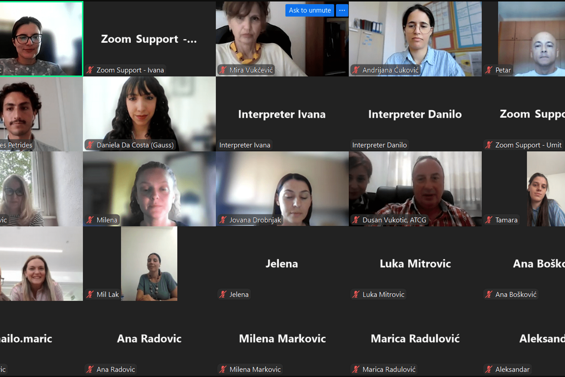 Sprovedena prva faza programa obuka 
za jačanje kapaciteta u oblasti klimatskih promjena