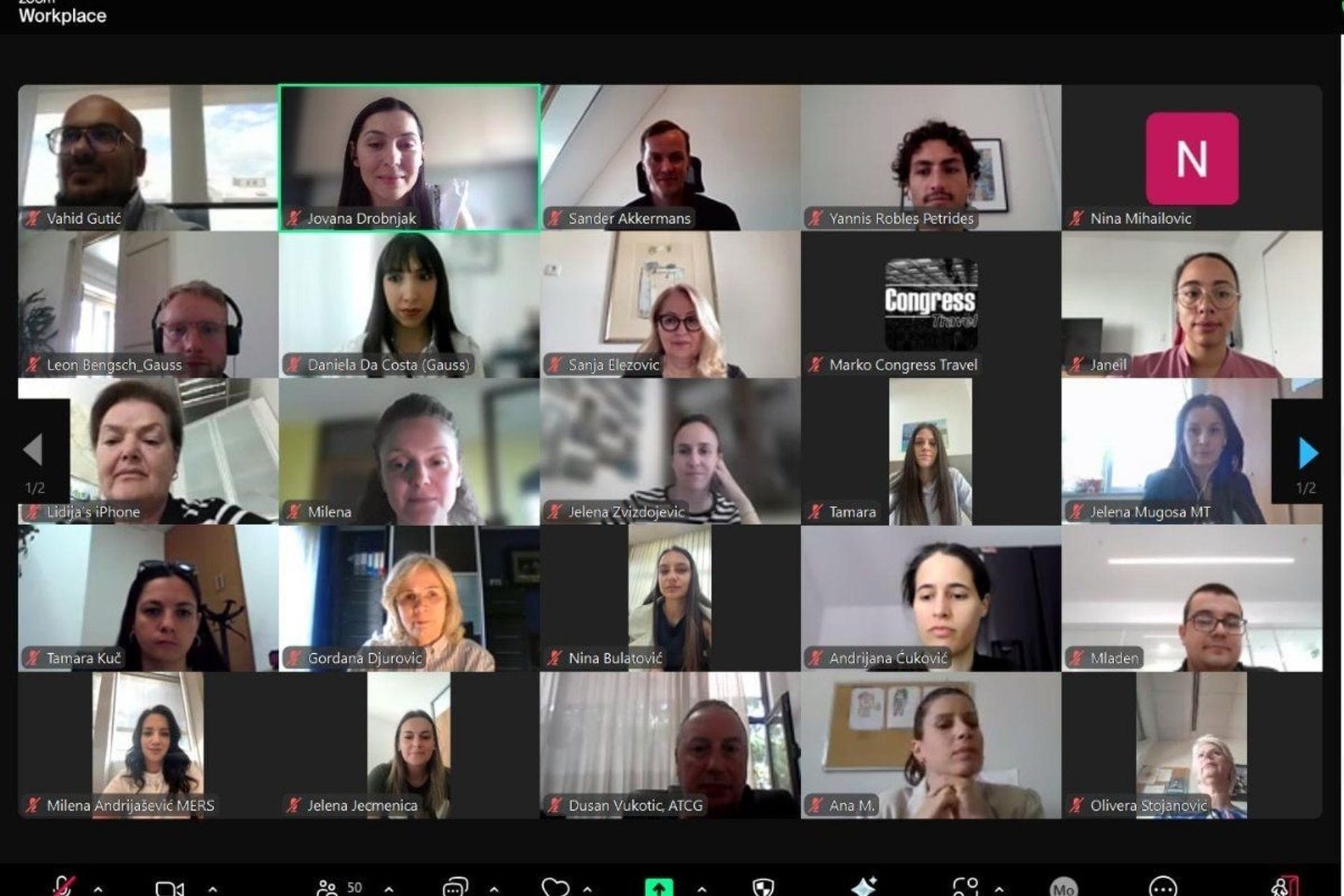 Sprovedena prva faza programa obuka 
za jačanje kapaciteta u oblasti klimatskih promjena