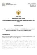 Predlog platforme za učešće ministra mr Marasha Dukaja na 3. UNESCO Globalnom forumu o etici vještaćke inteligencije, 24 - 27. jun 2025, u Bangkoku, Tajland