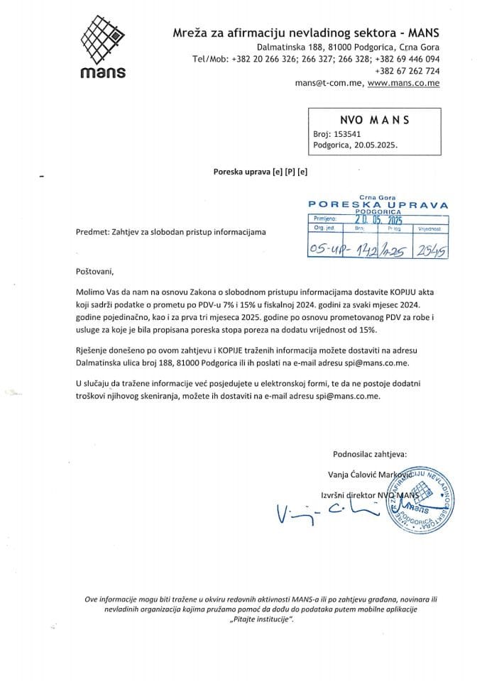 Rješenje 05/02-UP-142/2-25