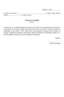 Public announcement for a national mitigation expert - 3 Availability