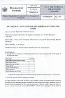 Invitation for the offers for goods - Saw without transformer for cutting 1