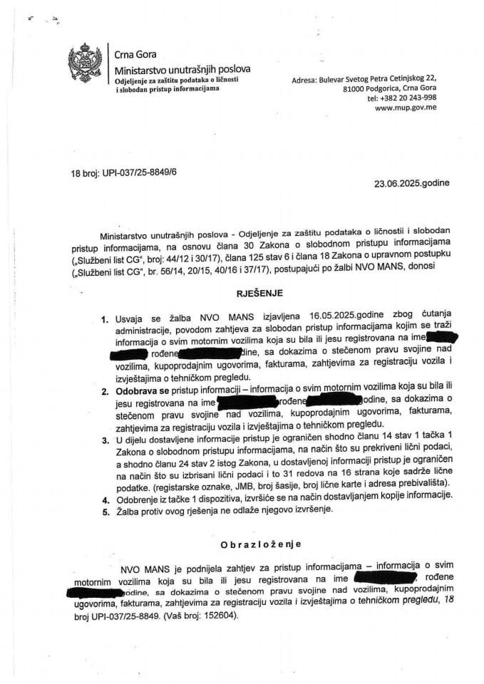 rješenje br.18-UPI-037/25-8849/6