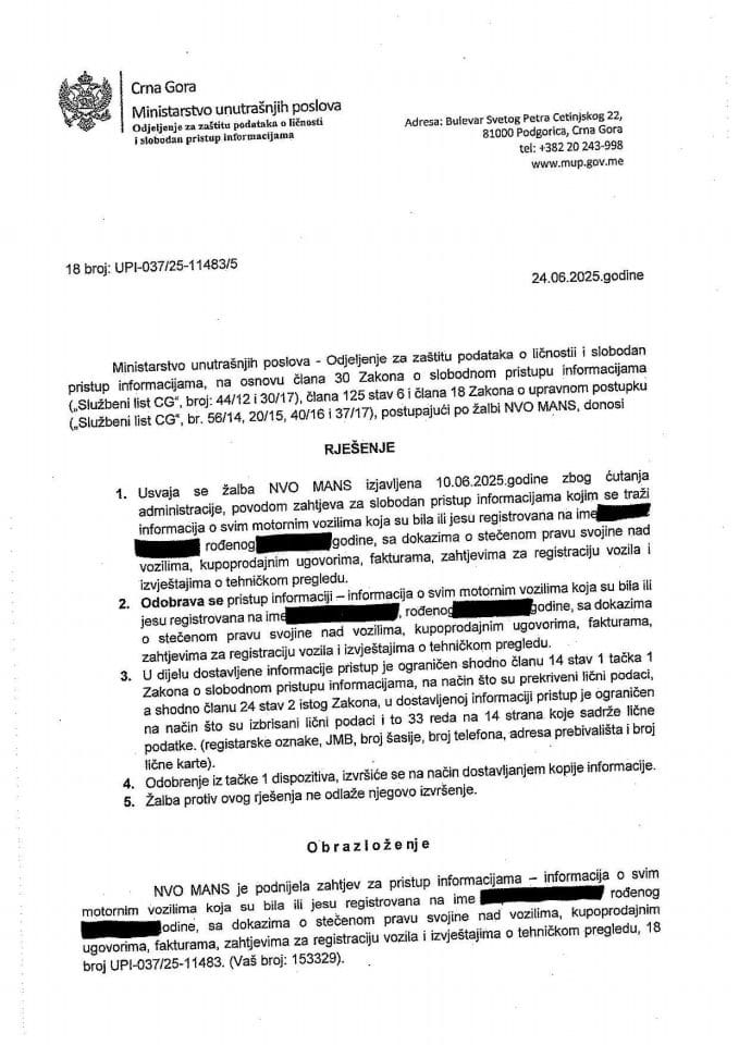 rješenje br. 18-UPI-037/25-11483/5