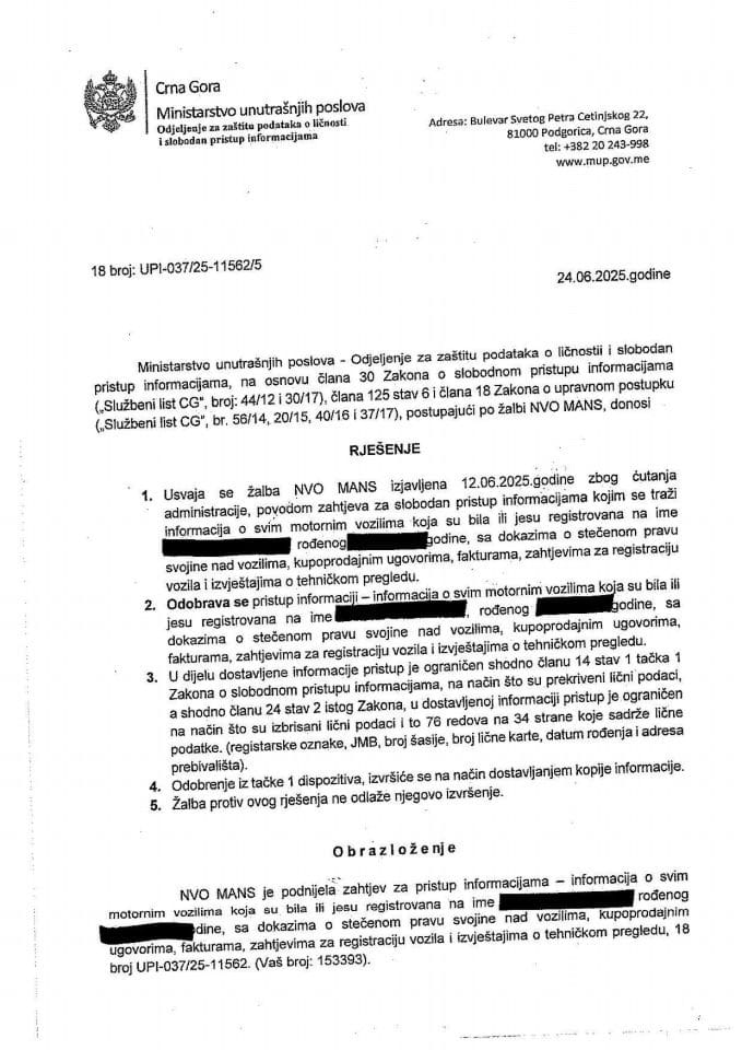 rješenje br. 18-UPI-037/25-11562/5