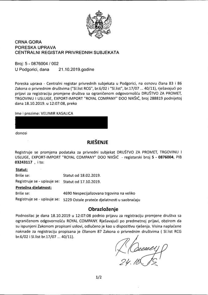 Informacija III 05/02-UP-93/4-25